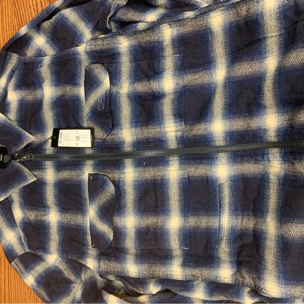 G star over shirt with zipper